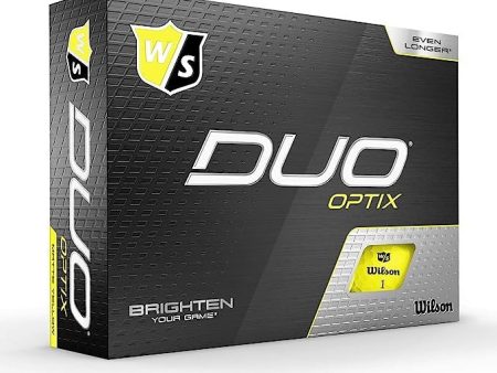 Wilson Duo Optix 12X Golf Balls [WS] Hot on Sale