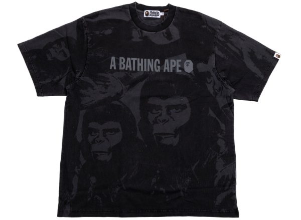 A Bathing Ape Overall Garment Dyed Relaxed Fit Tee For Sale