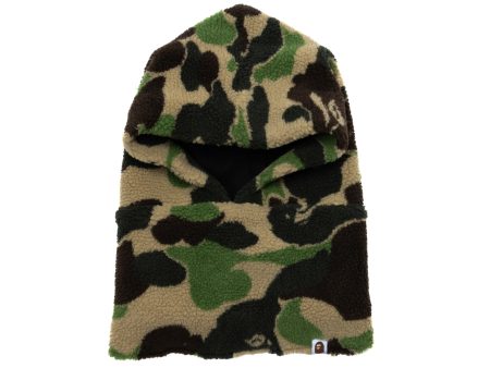 A Bathing Ape ABC Camo BOA Snood in Green xld For Sale