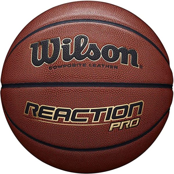 Wilson Reaction Pro High-Quality Leather Basketball [WS] on Sale