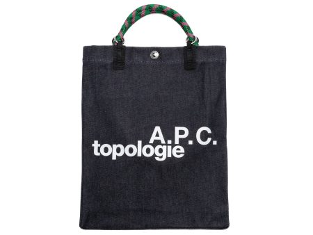 A.P.C. Topologie Tote Bag For Discount