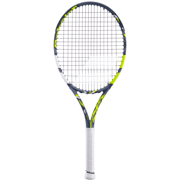 Babolat Pure Aero Alcaraz 250gm JUNIOR 26 GRAPHITE Strung With Cover Yellow  GRIP( 1 )Tennis Racket Cheap