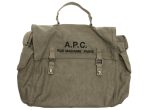 A.P.C. Besace Recuperation Bag in Khaki For Sale