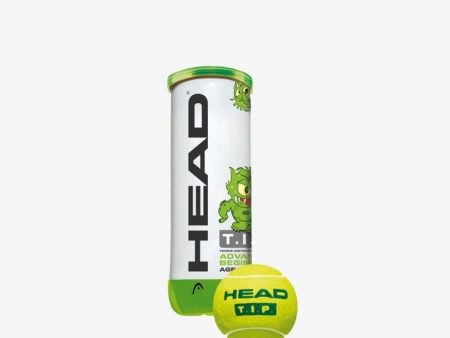 Head 3B TIP JUNIOR & BEGINNER Green Tennis balls bottle [WS] Online Hot Sale