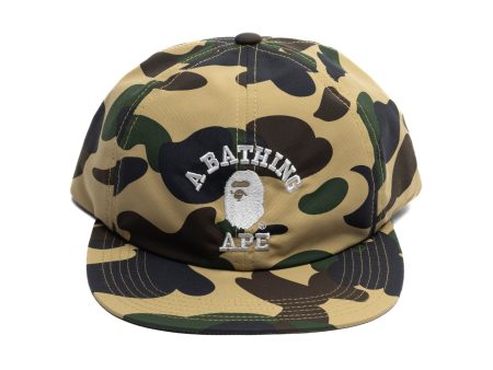 A Bathing Ape Gore-Tex Wind Stopper 1st Camo Panel Cap in Yellow xld For Discount