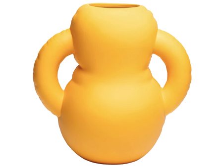 Home Studyo Oscar Vase in Yolk Yellow For Discount