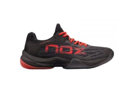 Nox Lux AT10 Pro TAPIA s signature Black Red Padel Shoes [WS] Hot on Sale