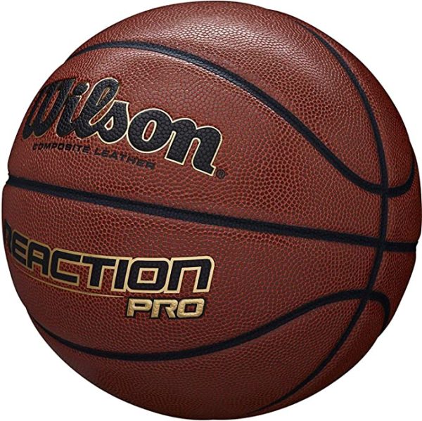 Wilson Reaction Pro High-Quality Leather Basketball [WS] on Sale