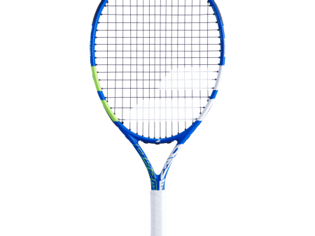 Babolat Drive Junior 23 Blue Green White 215gm Strung With Cover Tennis Racket Discount