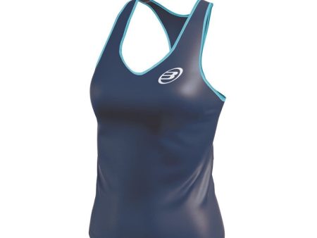 Bullpadel Delga Blue Women Padel Tshirt Discount