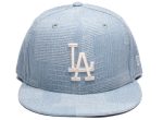 New Era Denim Patchwork Los Angeles Dodgers Snapback Hat For Discount