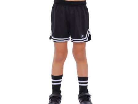 Anja Boys Black And White Basketball Shorts [WS] Hot on Sale