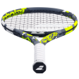 Babolat Pure Aero Alcaraz 250gm JUNIOR 26 GRAPHITE Strung With Cover Yellow  GRIP( 1 )Tennis Racket Cheap