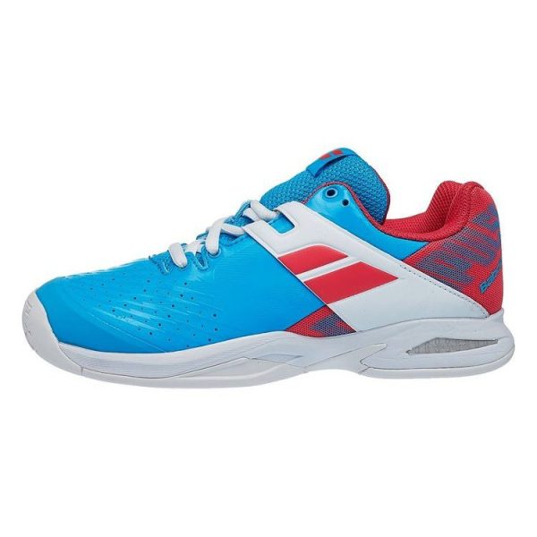 Babolat Propulse All Court Kids & Women Sky Blue Pink Handball Volleyball Tennis Shoes Online Hot Sale