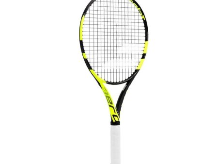 Babolat Pure Aero Graphite 240gm JUNIOR 25 STRUNG Neon Yellow Black Tennis Racket Sale