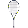 Babolat Pure Aero Alcaraz 240gm JUNIOR 25 GRAPHITE Strung With Cover Yellow Gray Tennis Racket on Sale