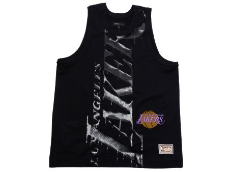 Purple Brand Los Angeles Lakers Mesh Jersey on Sale