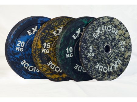 Explode Camo Virgin Bumper Weight-Lifting Plates [WS] Sale