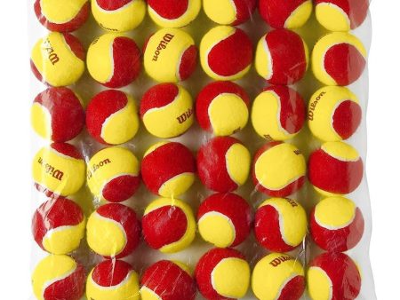 Wilson Starter JUNIOR & BEGINNER (X36) RED Tennis Balls Pack [WS] Online Sale