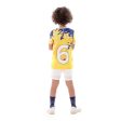 Anja Boys Yellow and Blue Football T-Shirt [WS] Fashion