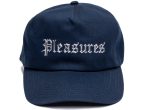 Pleasures Chrome Snapback Hat in Navy Online