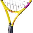 Babolat Pure Aero Nadal 240gm JUNIOR 25 STRUNG With Cover Yellow Orange Purple Tennis Racket [WS] Online Sale