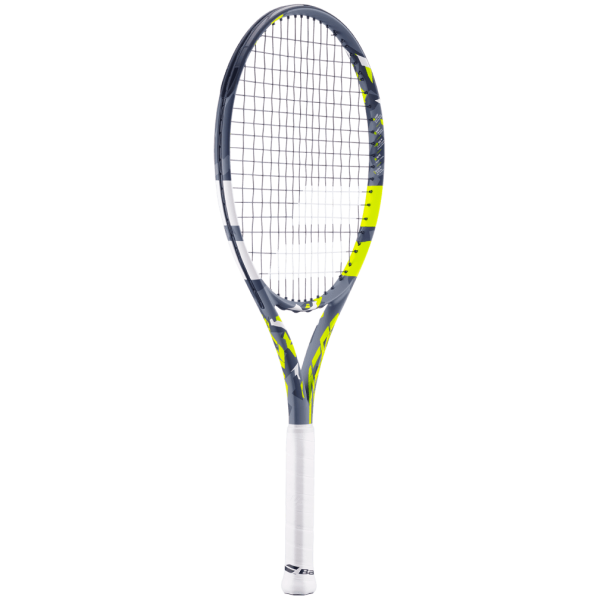 Babolat Pure Aero Alcaraz 240gm JUNIOR 25 GRAPHITE Strung With Cover Yellow Gray Tennis Racket on Sale