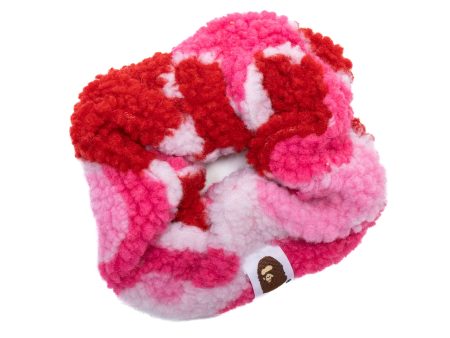 A Bathing Ape ABC Camo BOA Scrunchie in Pink xld For Discount