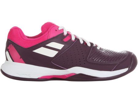 Babolat Pulsion All Court Grape Royale Kids & Women Tennis Shoes For Sale