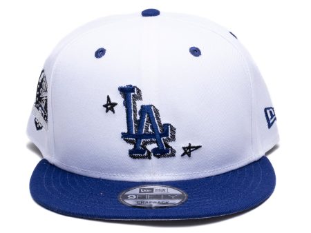 New Era Official Doodles Los Angeles Dodgers Snapback Hat Online Hot Sale