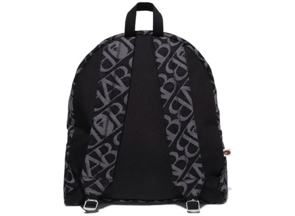 A Bathing Ape Sport Monogram Daypack in Black Discount