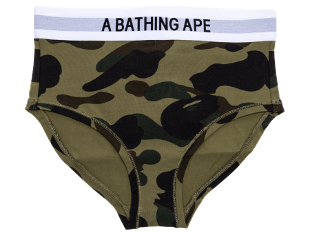 Women s A Bathing Ape 1st Camo Underwear Shorts in Green Online Hot Sale