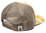 A Bathing Ape Color Camo NYC Logo Mesh Cap in Yellow Cheap