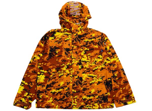 Awake NY Camo Ripstop Jacket in Orange Hot on Sale