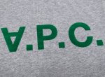 A.P.C. VPC Color H T-Shirt in Grey Green For Cheap