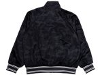 A Bathing Ape Solid Camo Bathing Ape Logo Relaxed Fit Track Jacket in Black on Sale