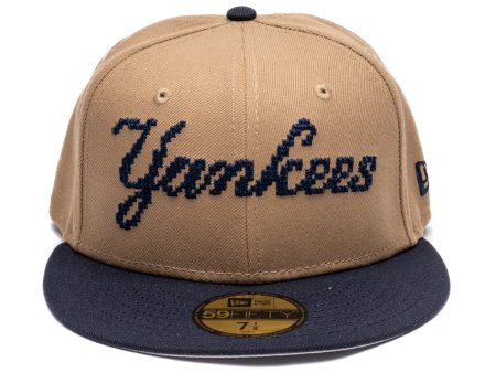 New Era Classic 8-Bit Wordmark New York Yankees Fitted Hat Cheap