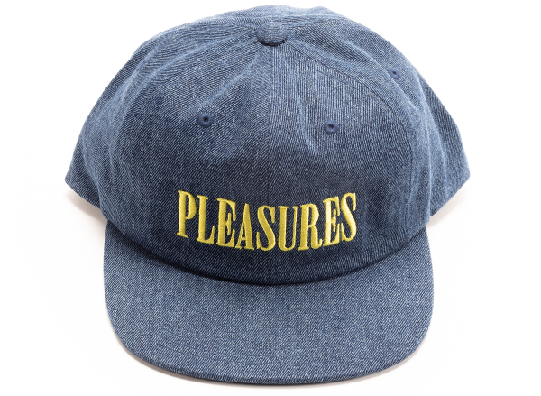 Pleasures Core Logo Denim Snapback Cheap