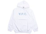 A.P.C. Grand VPC Oversized Hoodie in White Hot on Sale