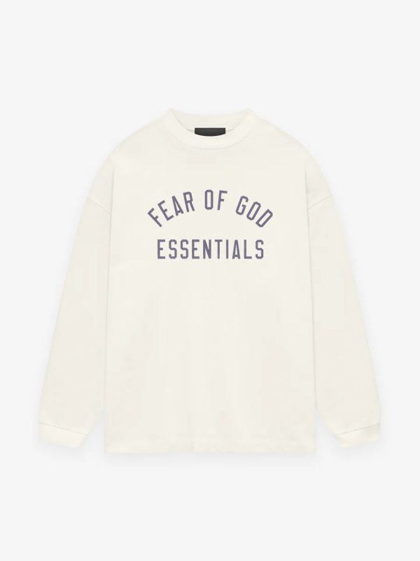 Fear of God Essentials Jersey Long Sleeve Tee in Shell Fashion