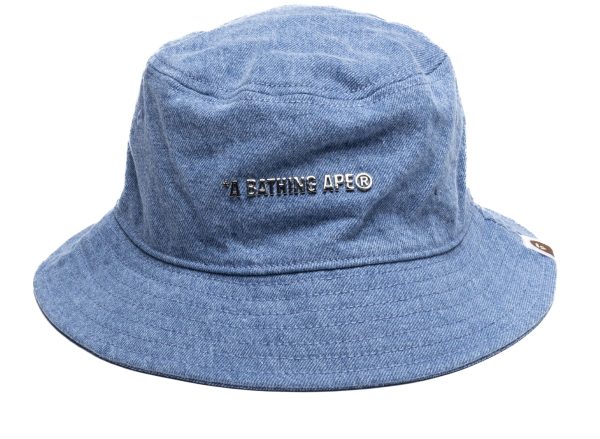 A Bathing Ape Denim Bucket blue Hat Online Sale