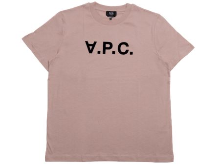 A.P.C. Standard Grand VPC Tee in Rose For Discount