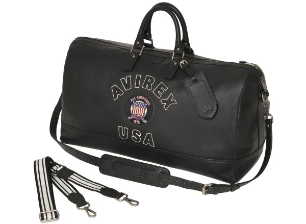 Avirex Icon Duffle Bag in Black For Discount