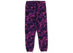 Women s A Bathing Ape Color Camo Sweatpants in Purple Fashion