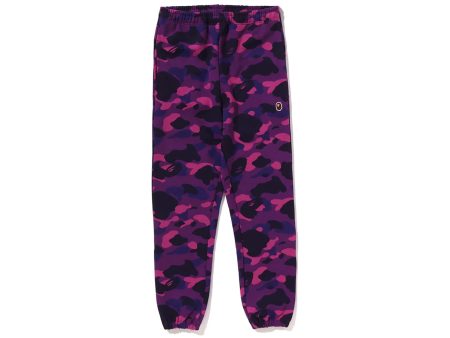 Women s A Bathing Ape Color Camo Sweatpants in Purple Fashion