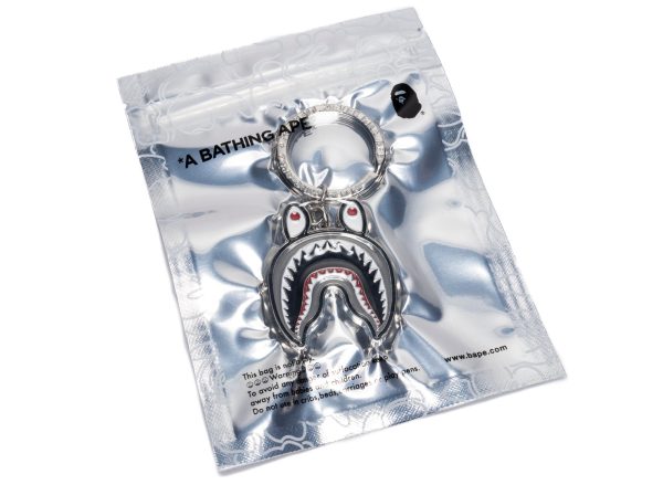 A Bathing Ape Shark Metal Keychain Sale