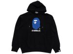 A Bathing Ape Ink Camo by Bathing Ape Pullover Hoodie in Black Supply