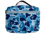 A Bathing Ape ABC Camo Music Pouch in Blue For Discount