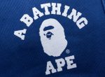 A Bathing Ape College One Point Overdye Pants in Blue on Sale