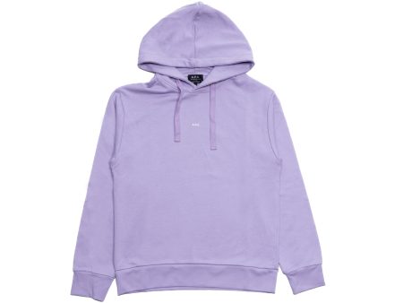 A.P.C. Larry Hoodie in Lavender For Cheap